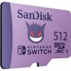 imageSanDisk 512GB Pokmon Gangar microSDXC Card Licensed for NintendoSwitch  Made for NintendoSwitch 1 OLED and Lite  SDSQXAO512GGN6ZK