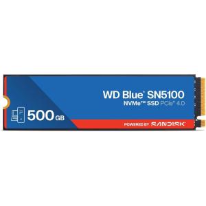 imageWD Blue SN5100 1TB NVMe SSD  M2 2280 PCIe Gen 40 Internal Solid State Drive  Read Speeds Up to 7100MBs Upgrade Storage for PCLaptops  WDS100T5B0E500GB