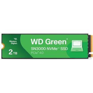 imageWestern Digital 2TB WD Green SN3000 NVMe Internal SSD  Solid State Drive  Gen4 PCIe M2 2280 Up to 5000 MBs  WDS200T4G0E