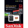 imageSanDisk Extreme Plus 64 GB microSDXC Memory Card  SD Adapter with A2 App Performance up to 170 MBs Class 10 U3 V3064 GB