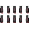 imageSanDisk 8GB Cruzer Blade USB 20 Flash Memory Drive SDCZ50008G 10 Pack
