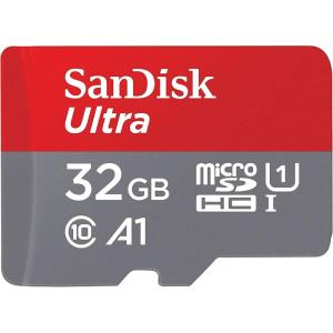 imageSanDisk 128GB Ultra microSDXC UHSI Memory Card  Up to 140 MBs C10 U1 Full HD A1 Micro SD Card  SDSQUAB128GGN6MN32GB