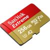 imageSanDisk 128GB Extreme microSD UHS I Card for 4K Video on Smartphones Action Cams ampamp Drones 190MBs Read 90MBs Write SDSQXAA 128G GN6MN RedGold256GB