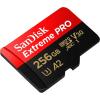 imageSanDisk 256GB Extreme PRO microSD UHSI Card with Adapter C10 U3 V30 A2 200MBs Read 140MBs Write SDSQXCD256GGN6MA