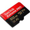 imageSanDisk Extreme PRO microSDXC UHSI Memory Card 512 GB  Adapter ampamp RescuePRO Deluxe for Smartphones Action Cameras or Drones A2 Class 10 V30 U3 200 MBs TransferExtreme PRO