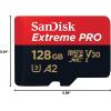 imageSandisk SDSQXCD128GGN6MA Extreme Pro Microsdxc 128gbsd Flsh Adapter 200mbs 90mbs A2 C10 V30 U