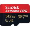 imageSanDisk Extreme PRO microSDXC UHSI Memory Card 512 GB  Adapter ampamp RescuePRO Deluxe for Smartphones Action Cameras or Drones A2 Class 10 V30 U3 200 MBs TransferExtreme PRO
