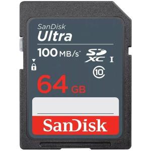 imageSanDisk 64GB Ultra SDXC UHSI Memory Card  100MBs C10 U1 Full HD SD Card