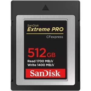 imageSanDisk Extreme PRO 512GB CFexpress TypeB Memory Card 1700MBs Read 1400MBs Write